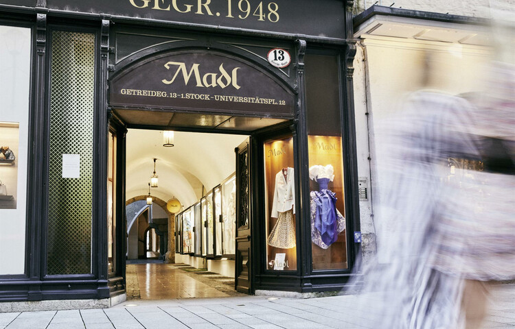 Eingang Madl | © Madl Haute Couture und Tracht
