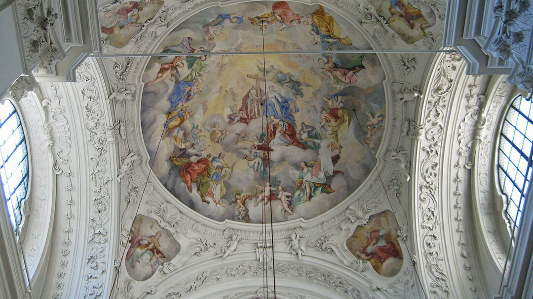 dome fresco in the St. Mark's Church | © Tourismus Salzburg / S. Siller