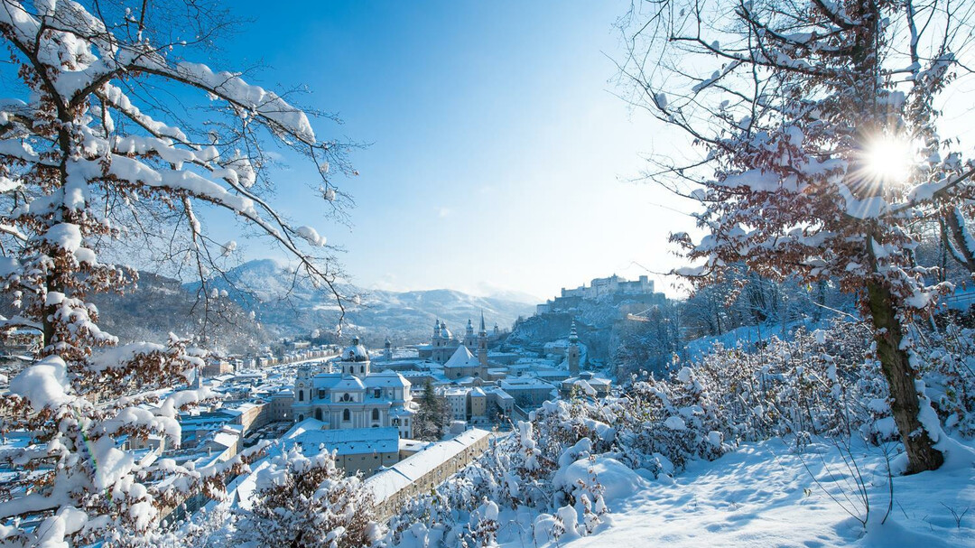 Salzburg Winter panorama from Mönchsberg | © Tourismus Salzburg GmbH / G. Breitegger