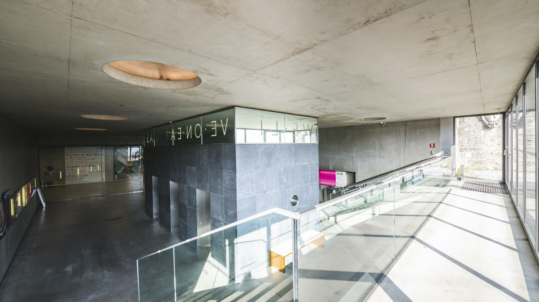 mountain station at Mönchsberg elevator in the Museum of Modern Art | © Salzburg AG Tourismus GmbH