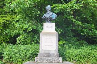 Mozart's Bust at Kapuzinerberg | © Tourismus Salzburg/ K. Brugger