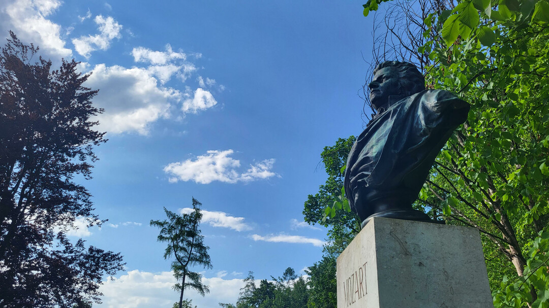 Mozart's Bust at Kapuzinerberg | © Tourismus Salzburg GmbH / K. Brugger