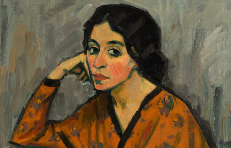 Heinrich Emil Adametz: Dame mit aufgestütztem Arm | © Hubert Auer