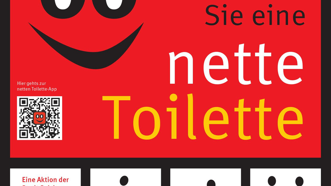 "Nette Toilette" Sticker | © Stadt:Salzburg