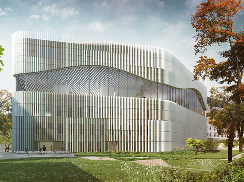 Neubau vom Paracelsus Bad&Kurhaus in Salzburg | © Berger+Parkkinen Architekten/Isochrom