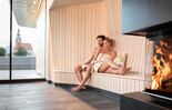 Kaminlounge im Saunabereich im Paracelsusbad | © Paracelsusbad / Wöckinger
