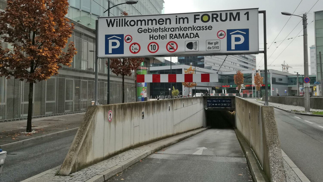 underground car parking Forum 1 | © Tourismus Salzburg / St. Loidl