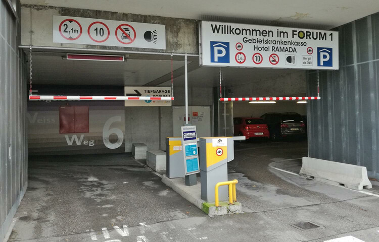 Forum 1 underground car parking | © Tourismus Salzburg / St. Loidl