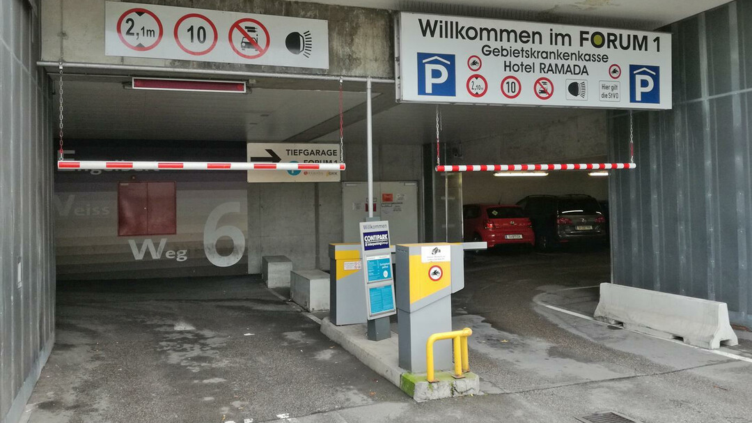 Forum 1 underground car parking | © Tourismus Salzburg / St. Loidl