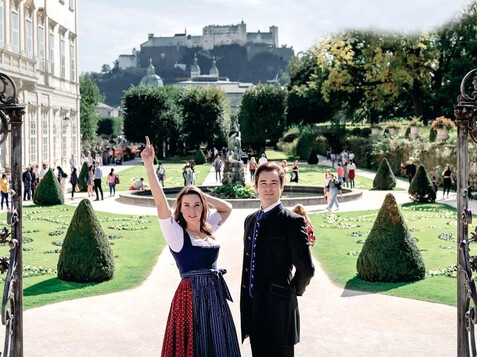 Aussicht auf Salzburg vom Mirabellgarten | © Nadia Jabli, weTours