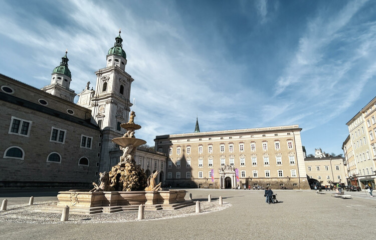 Residenzbrunnen, Alte Residenz und Dom | © Tourismus Salzburg / B. Brunauer