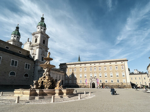 Residenzbrunnen, Alte Residenz und Dom | © Tourismus Salzburg / B. Brunauer