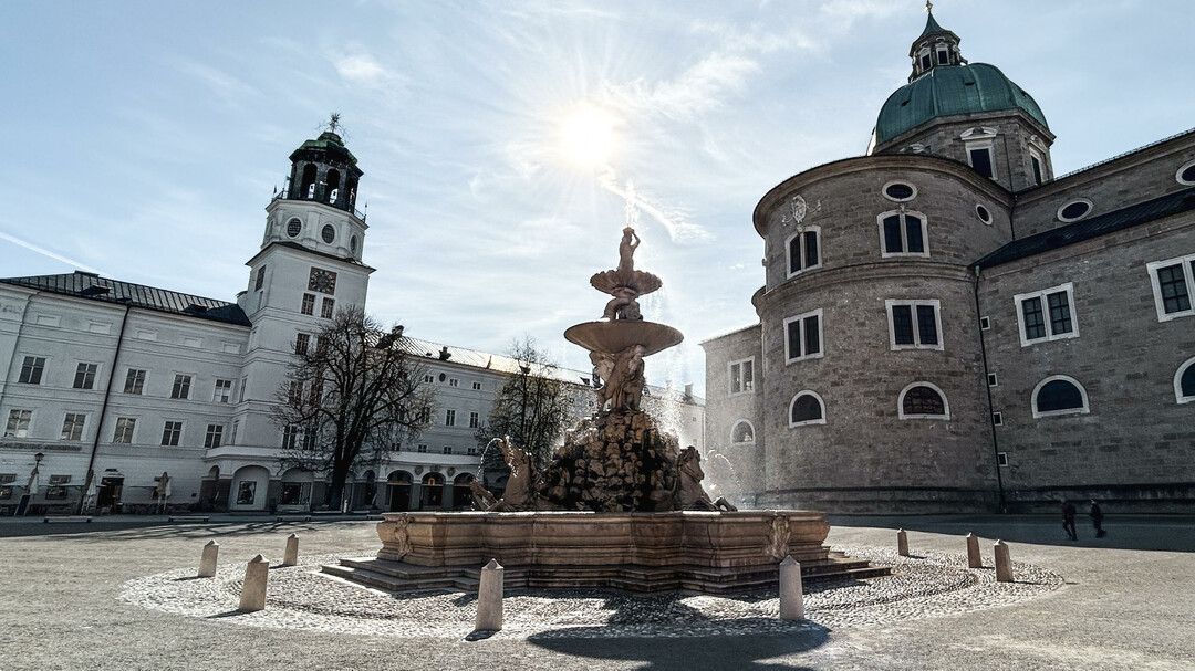 Residenzbrunnen, Neue Residenz und Dom | © Tourismus Salzburg / B. Brunauer