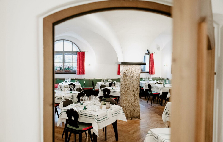 Blick ins Restaurant | © Hotel Goldener Hirsch