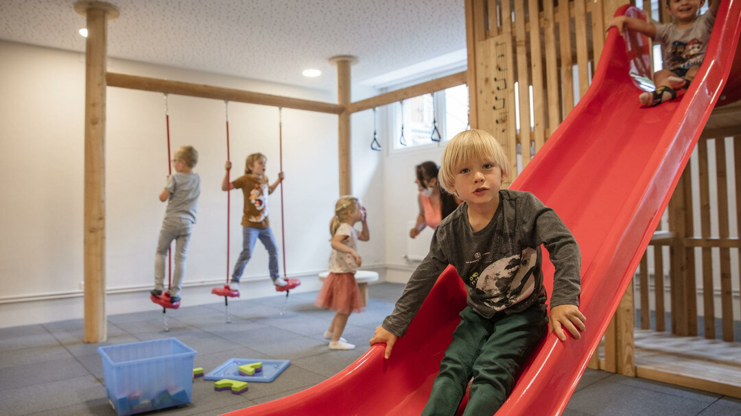 Rutsche im Kinderspielbereich | © JUFA Hotel Salzburg City
