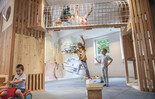 Action im Kinderspielbereich | © JUFA Hotel Salzburg City
