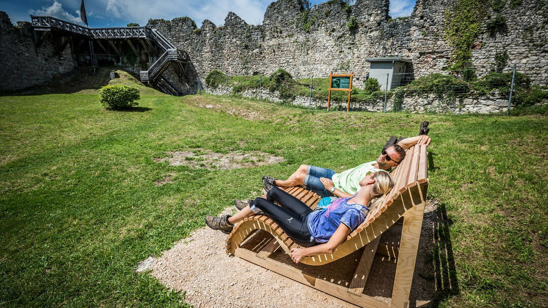 Ruine Plainburg Innenhof | © TVB Großgmain