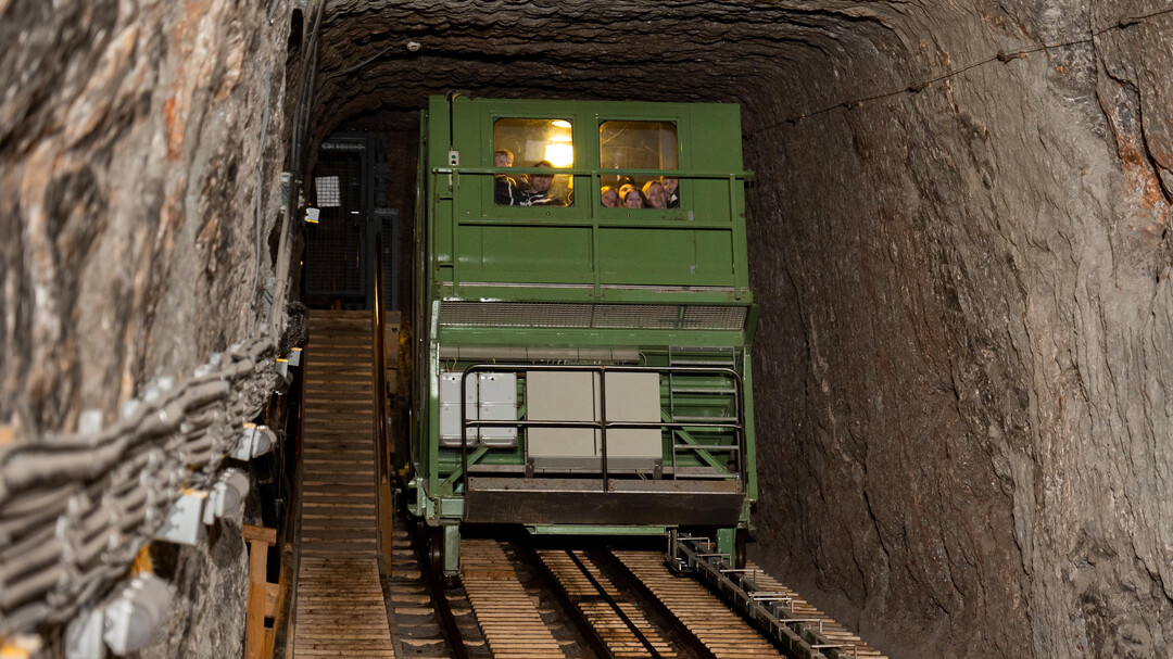 Schrägaufzug Salzbergwerk