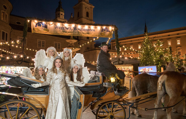 Christkind mit seinen Engerln | © www.christkindlmarkt.co.at, Salzburg