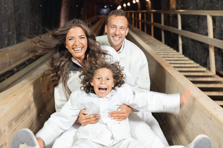 Salzwelten Hallstatt - Familie - Rutsche | © Salzwelten