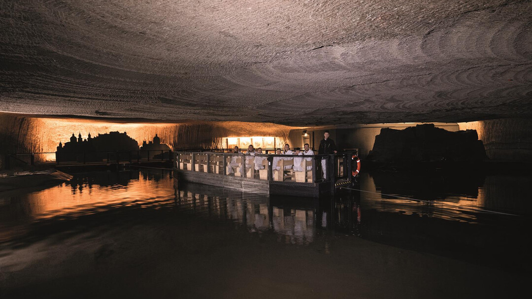 raft ride in the Salzsee  | © Salzwelten Bergauer