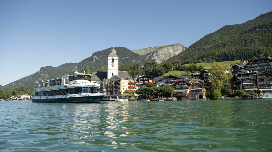 "Die Linie Salzburg" at Lake Wolfgangsee | © Salzburg AG