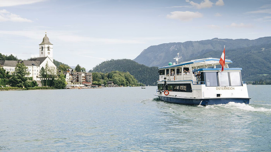 "Die Linie Österreich" at Lake Wolfgangsee | © Salzburg AG