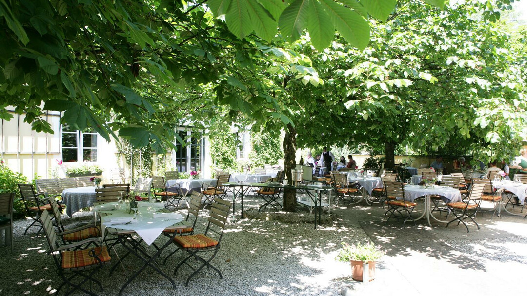 Gastgarten | © Gasthof Schloss Aigen