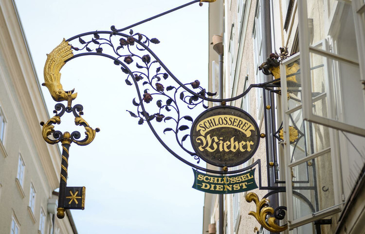 Zunftschild Schlosserei Wieber | © Tourismus Salzburg GmbH, Breitegger G.