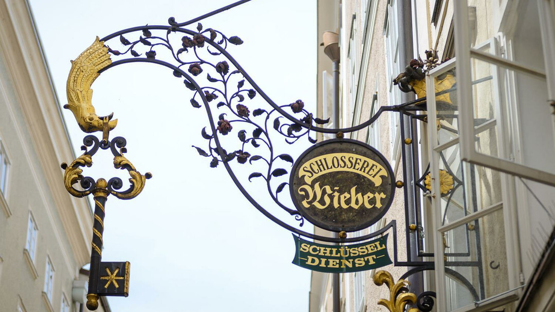 Zunftschild Schlosserei Wieber | © Tourismus Salzburg GmbH, Breitegger G.