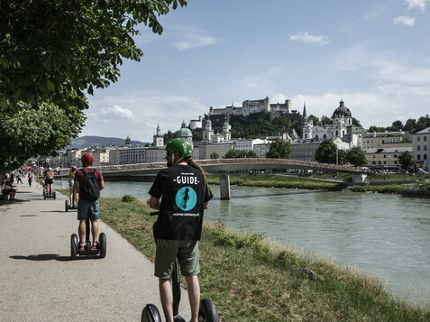 Segway bei der Salzach | © Segway Tours Salzburg