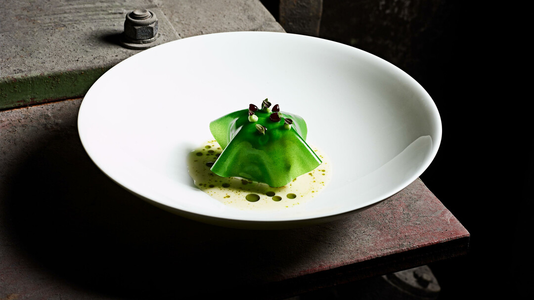 Schwarzer Seehecht-junge Kokosnuss-Brokkoli | © SENNS.Restaurant