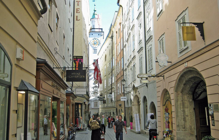 Sigmund-Haffner-Gasse in Salzburg | © Tourismus Salzburg / S. Siller