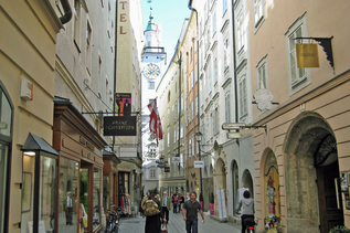 Sigmund-Haffner-Gasse in Salzburg | © Tourismus Salzburg / S. Siller