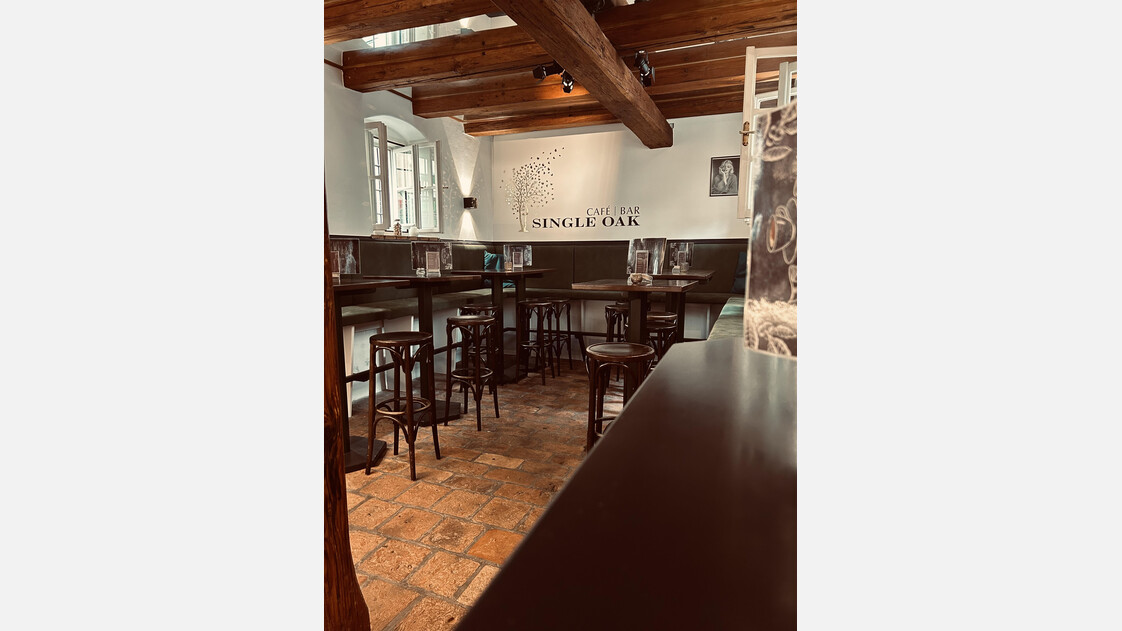 Cafébereich im Erdgeschoss | © Single Oak OG