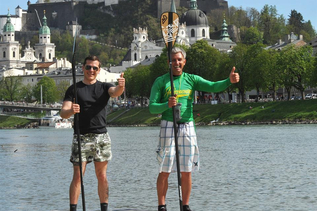 Stand Up Paddling Salzach | © Alex Ebner