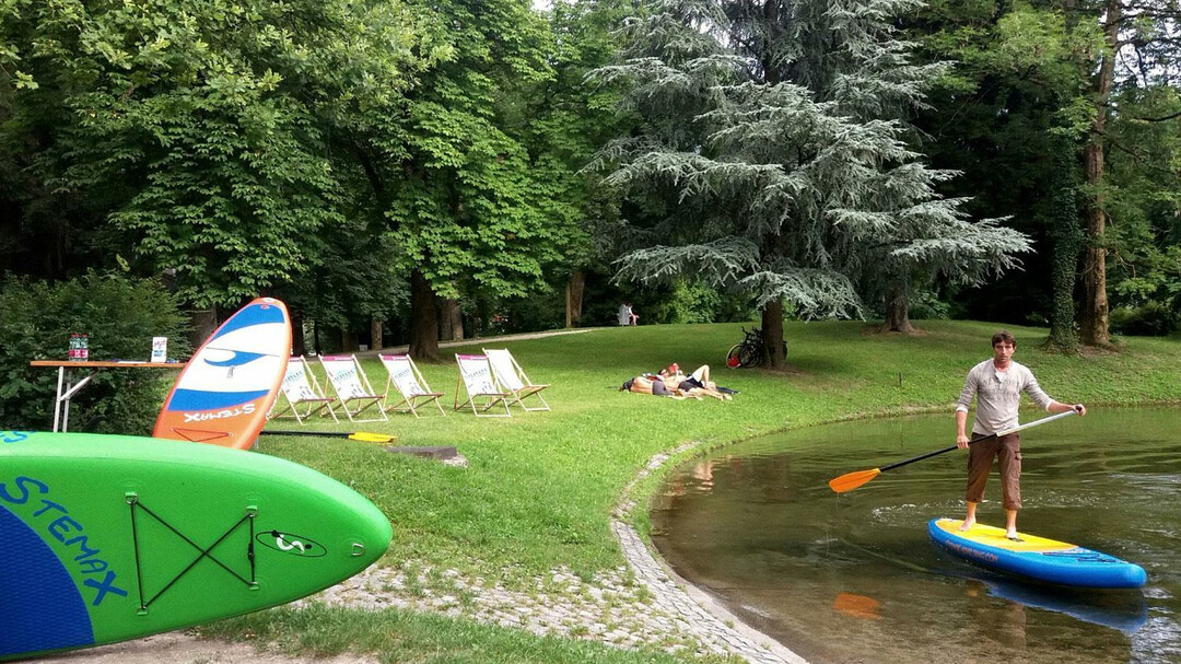 Stand Up Paddling | © Stadt Salzburg/Isabel Bojanovsky