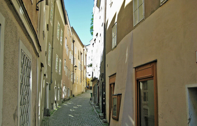 Steingasse - towards Linzer Gasse | © Tourismus Salzburg / S. Siller