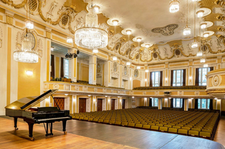 Großer Saal in der Stiftung Mozarteum Salzburg | © Stiftung Mozarteum Salzburg / Andrew Phelps