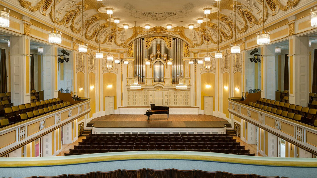 Großer Saal der Stiftung Mozarteum | © Stiftung Mozarteum Salzburg / Andrew Phelps