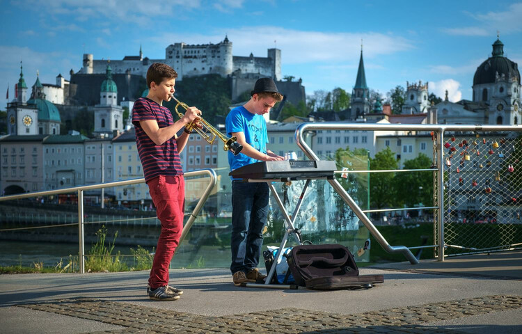 Straßenmusikanten in Salzburg | © Tourismus Salzburg GmbH