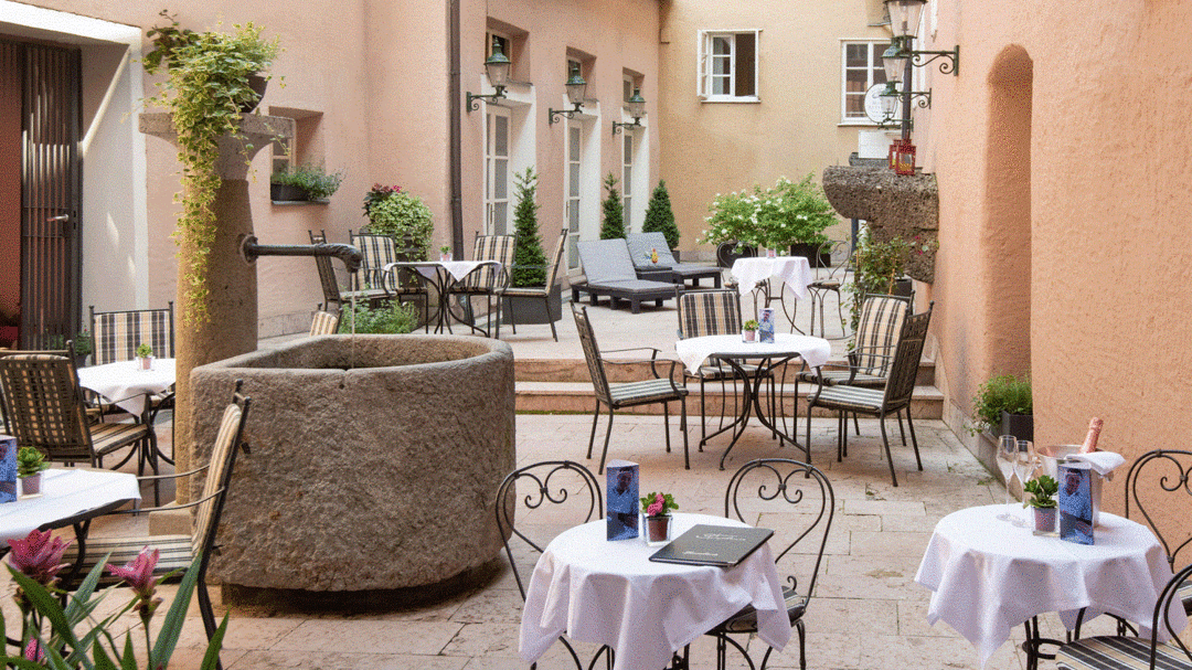 Restaurant im Innenhof | © Altstadt Radisson BLU