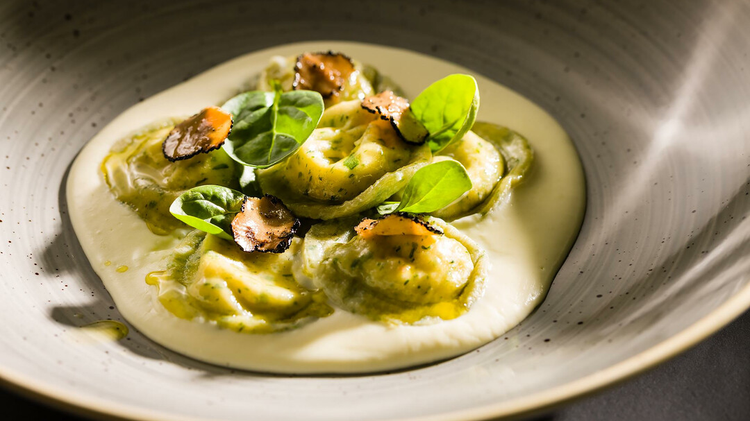 Spinat Ravioli mit Trüffel | © Sheraton Grand Salzburg