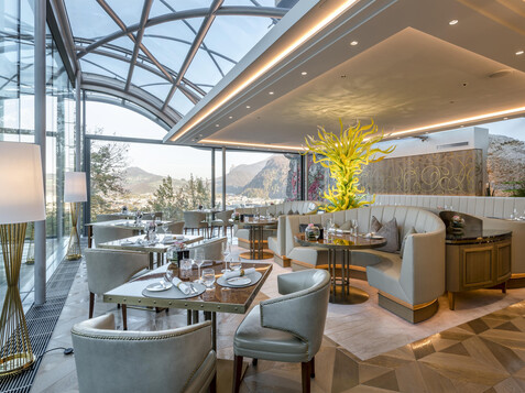 Blick ins Restaurant | © Hotel Schloss Mönchstein