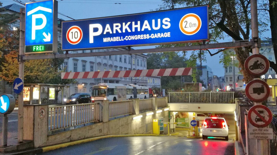 car parking Mirabell-Congress Garage | © Tourismus Salzburg / St. Loidl