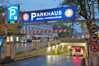 car parking Mirabell-Congress Garage | © Tourismus Salzburg / St. Loidl