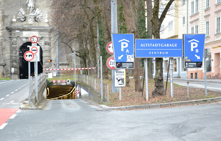 Zufahrt Altstadtgarage | © TSG Tourismus Salzburg