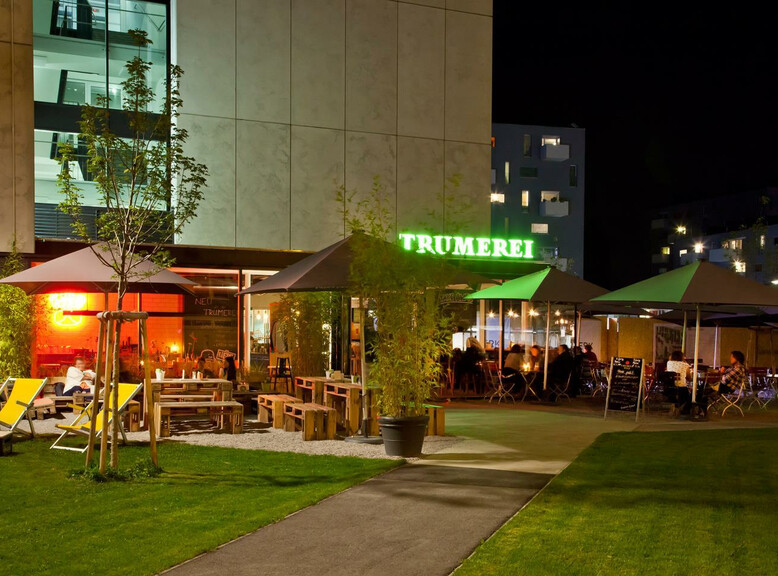Beer garden | © Trumer Privatbrauerei