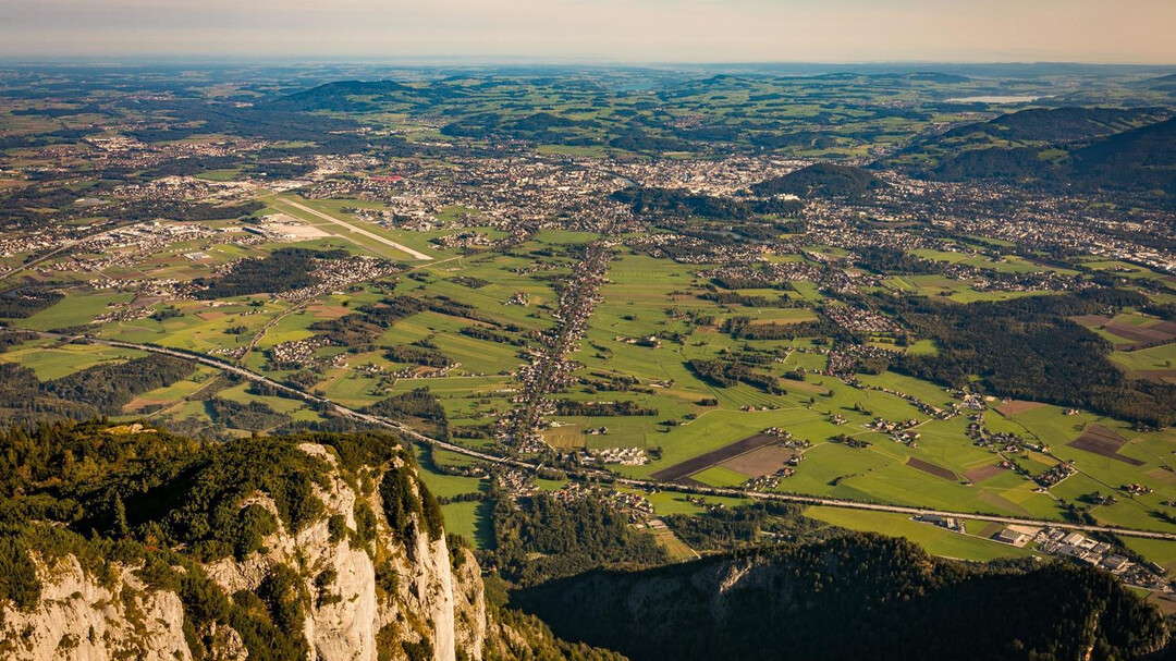 view from the Untersberg | © TVB Grödig