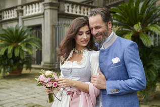 Trachtiges Brautpaar | © Wimmer Schneidert